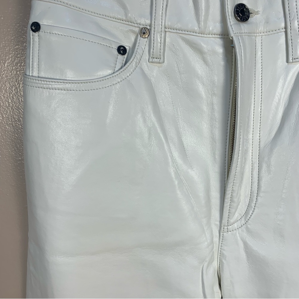 Agolde 90s Pinch Waist Recycled Leather Pants - Picture 14 of 15